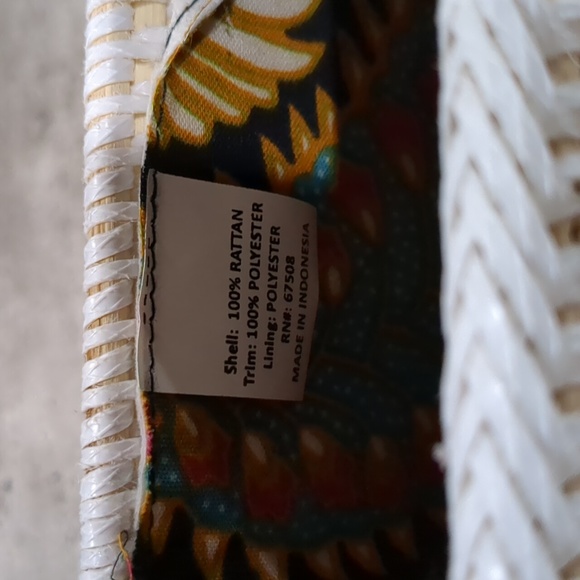 NWT Crown Vintage Rattan Purse - Picture 4 of 5